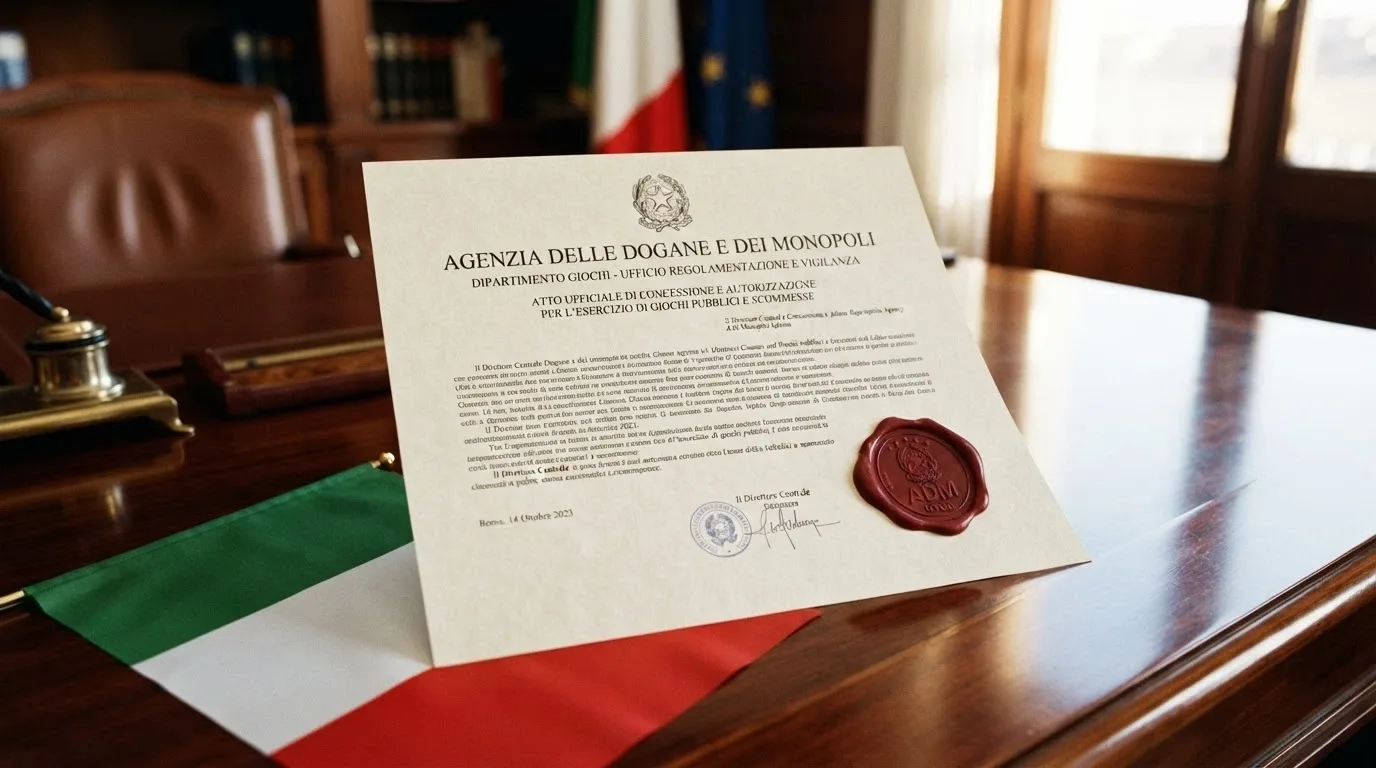 Il logo dell'Agenzia delle Dogane e dei Monopoli accanto al testo del Decreto Dignità su carta intestata