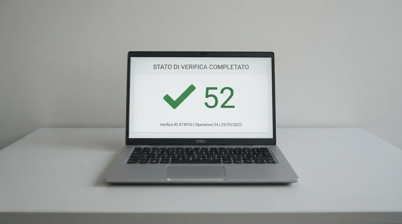 Il logo ADM su uno sfondo istituzionale, affiancato da un timbro «Concessione» con il numero 52 in evidenza