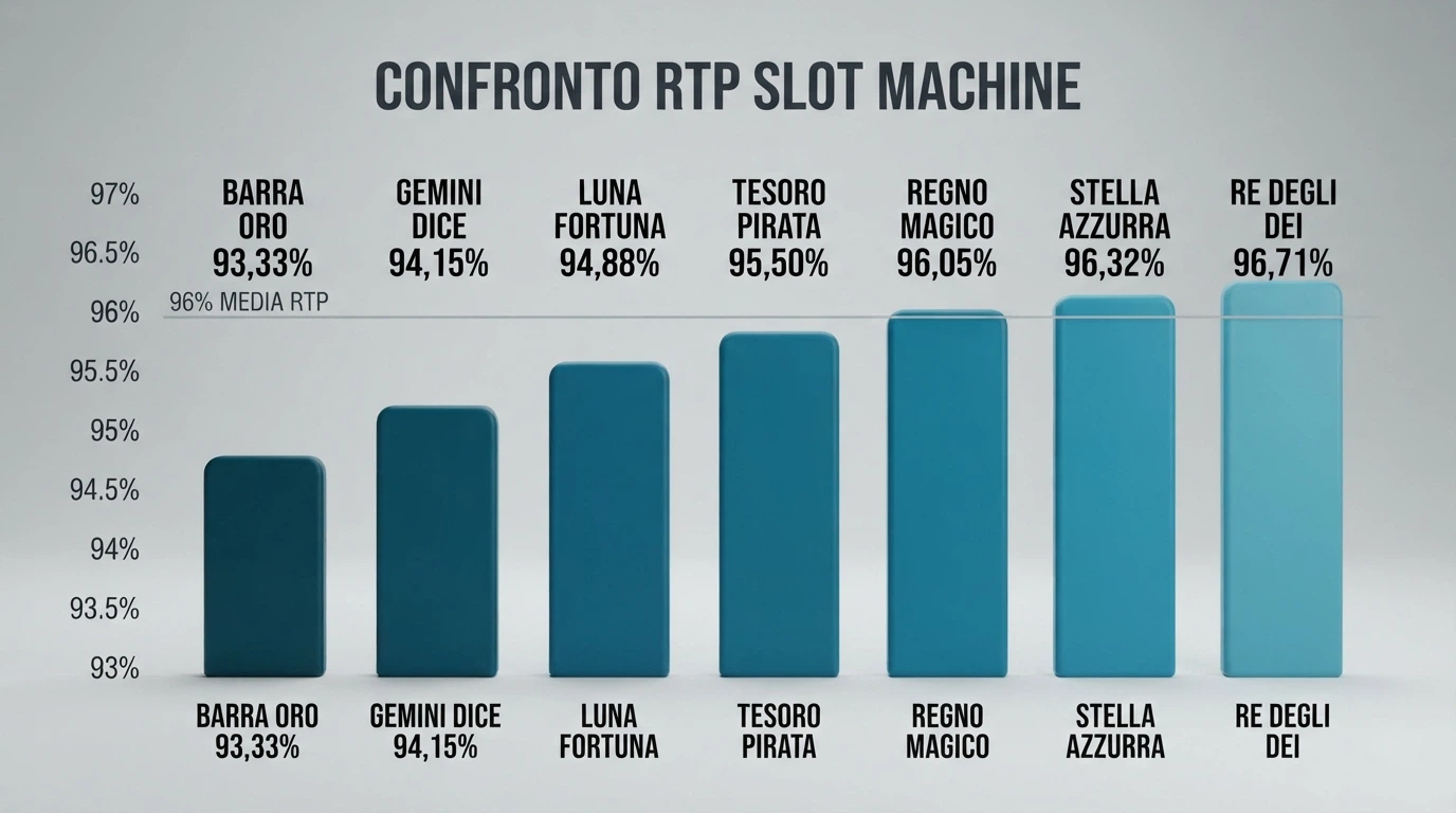Griglia di slot online con i valori di RTP e volatilità affiancati ai titoli più comuni per i free spins
