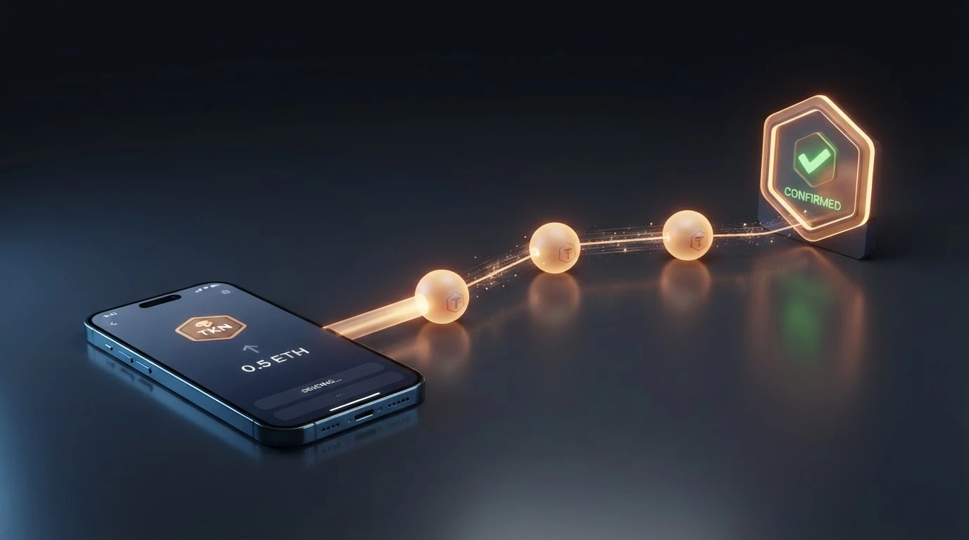 Uno schema che mostra il percorso di una transazione BNB dal wallet del giocatore alla cassa del casino attraverso la blockchain BNB Smart Chain